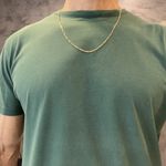 Corrente em Ouro 18k Fígaro masculina 3,1g 2,5mm