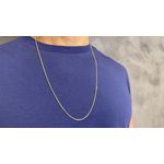 Corrente em Ouro 18k Masculina 60 e 70cm com 1.6mm 