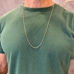 Corrente em Ouro 18k Masculina 60 e 70cm com 1.6mm 