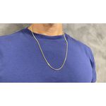 Corrente em Ouro 18k Masculina Grumet 2.2x1.2mm