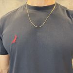 Corrente em Ouro 18K Veneziana Dupla 2,4g 1.1mm
