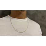 Corrente em Ouro 18K Veneziana Masculina 2,5g 0.75mm