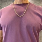 Corrente em Ouro 18k 750 Fígaro 3x1 com 10.5g 60cm