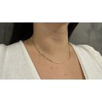 Corrente Feminina de Ouro 18K Veneziana 40 e 45cm 1.2mm
