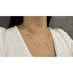 Corrente feminina de ouro Piastrine 2.0x 0.4mm