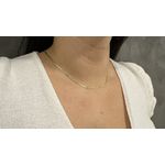 Corrente feminina de ouro Piastrine 2.0x 0.4mm