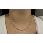 Corrente Feminina de Ouro três tons 40 e 45cm 2.7mm