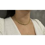 Corrente Feminina Grossa de Ouro 18K 40cm 6.0mm 