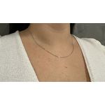 Corrente Feminina modelo Cartier em Ouro Branco 45cm