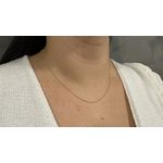 Corrente Feminina Portuguesinha em Ouro 1.0mm 2.1g