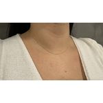 Corrente Grumet em Ouro 18k Fina com 0,9 x 0,4mm