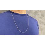Corrente Grumet em Ouro 18k Maciço Fininha 0.85mm