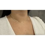 Corrente Italiana de Ouro 18k Piastrine 1.6mm