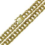 Corrente em Ouro Italiana Masculina 19.0g 6.4mm