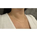 Corrente Nacional em Ouro 18k Fina Cartier 1.3g e 1mm