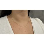 Corrente Singapura de Ouro 18k Feminina 1.0g 45cm
