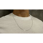 Corrente Veneziana em Ouro Branco 18k 750 1.8g 0.6mm