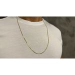 Corrente Veneziana Masculina em Ouro com 70cm 1.2mm