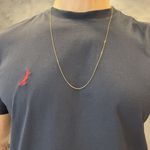 Corrente de Ouro 18k Veneziana Masculina 70cm 3.8g