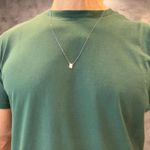 Escapulário em Ouro Branco 18k Cartier Mini 2.1g 60cm