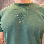 Escapulário em Ouro Divino E. S. Brilhantes 4.4g 60cm