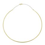 Gargantilha Aro em Ouro 18k 0,750 com 40cm 3,8g