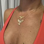 Gargantilha em Ouro 18k Divino Espirito Santo 4.8g