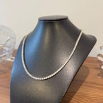 Gargantilha Riviera em Ouro 14k com Diamantes CVD 23.5g
