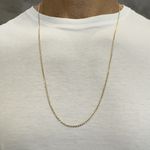 Corrente de Ouro 18k Cartier fina com 1.6mm