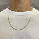 Corrente de Ouro 18k Masculina Grumet 2.6mm