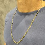 Corrente em Ouro 18k Masculina 4.2mm 15.8g