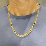 Corrente em Ouro Italiana Masculina 19.0g 6.4mm
