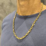 Corrente Masculina de Ouro 18K com 60cm