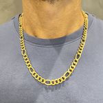 Corrente Masculina Elo Fígaro em Ouro 18K 34.5g