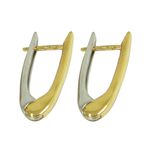 Argola Click em Ouro 18K Polida