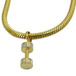 Pingente Halter em Ouro 18k para pulseira