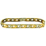 Pulseira Masculina Italiana em Ouro 18K 