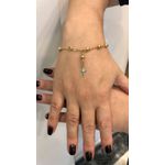 Pulseira em Ouro 18K Terço 11 Bolas de 5.0mm 4.6g