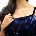 Gargantilha com Símbolo do Infinito em Ouro 18k 750