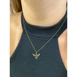 Pingente de ouro 18k Divino Espirito Santo 