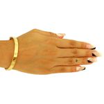 Bracelete de Ouro 18k Prego Parafuso com 6,1mm e 7.6g