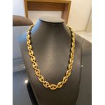 Corrente de Ouro 18k 750 Elos Gucci com 26.3g 45.cm