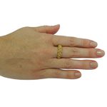 Anel Feminino de Ouro 18K com Brilhantes