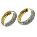 Brinco Feminino em Ouro 18K com Brilhantes