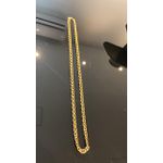 Corrente de Ouro Masculina Elo Gucci Chapada 60cm