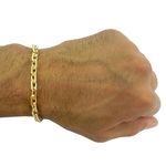 Pulseira em Ouro 18k Masculina Maciça 29.3g