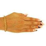 Pulseira Elo Palmeira em Ouro 18K Feminina