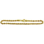 Pulseira de Ouro 18k Corda 