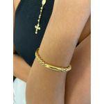 Pulseira Bracelete em Ouro 18k com fecho Boia