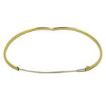 Pulseira em ouro 18k bracelete com trava de segurança